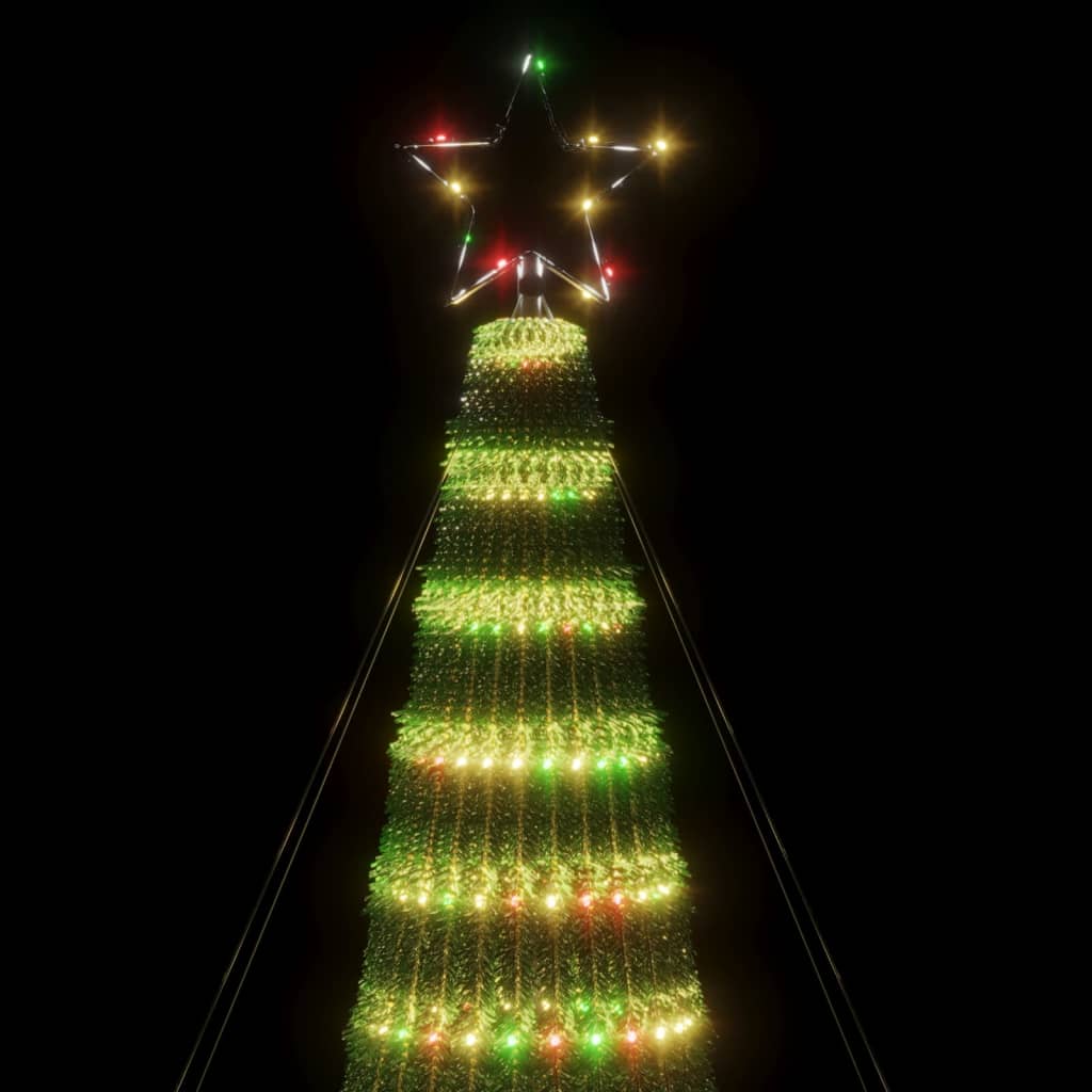 Albero di Natale a LED 688 LED Colorato 300 cm 358071