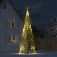 Illuminazione Albero Natale a Cono 1544LED Bianco Caldo 500cmcod mxl 83427