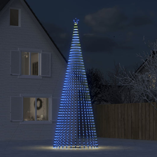 Albero di Natale a LED 1544 LED Blu 500 cm 358074