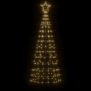 Albero di Natale a LED con Punte 220 LED Bianco Caldo 180 cm 358100