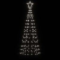 Albero di Natale a LED-Luci decorative natalizie con Punte 220 LED Bianco Freddo 180 cm