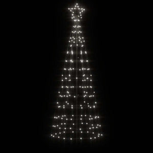 Albero di Natale a LED-Luci decorative natalizie con Punte 220 LED Bianco Freddo 180 cm