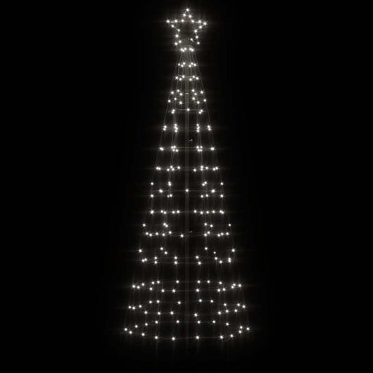 Albero di Natale a LED-Luci decorative natalizie con Punte 220 LED Bianco Freddo 180 cm
