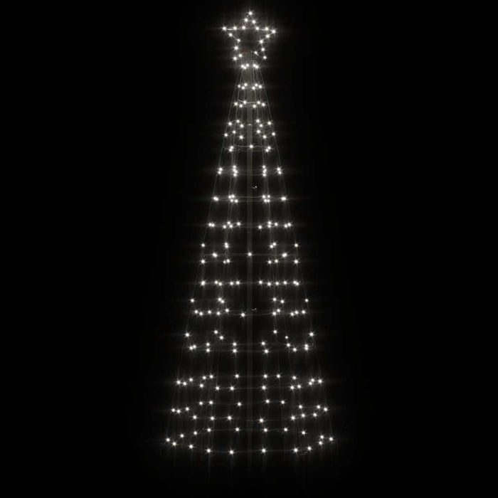Albero di Natale a LED-Luci decorative natalizie con Punte 220 LED Bianco Freddo 180 cm