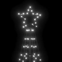 Albero di Natale a LED-Luci decorative natalizie con Punte 220 LED Bianco Freddo 180 cm