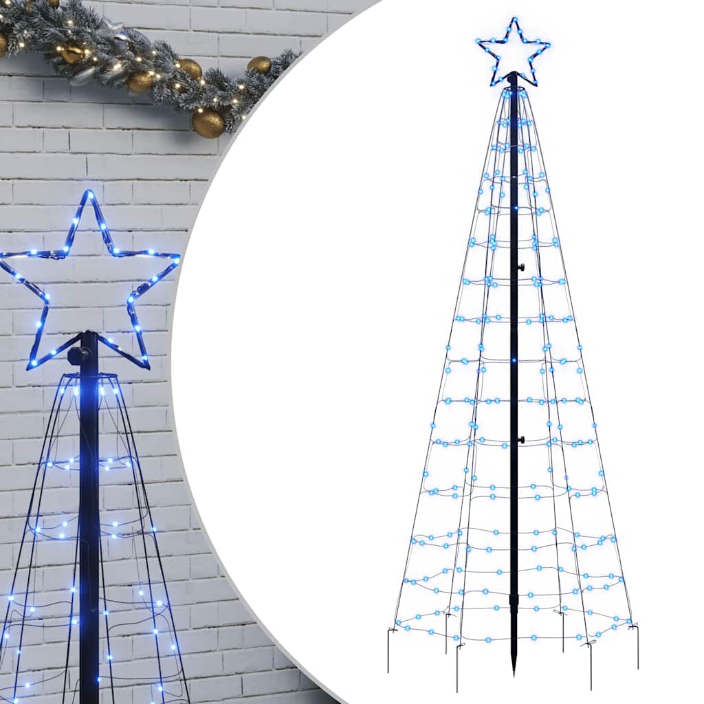 Illuminazione Albero di Natale con Picchetti 220LED Blu 180cmcod mxl 107376