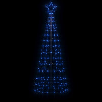 Albero di Natale a LED con Punte 220 LED Blu 180 cm 358103