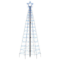 Albero di Natale a LED con Punte 220 LED Blu 180 cm 358103