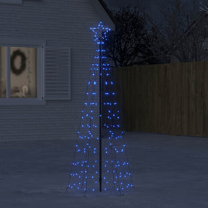 Albero di Natale a LED con Punte 220 LED Blu 180 cm 358103