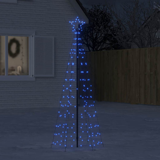 Albero di Natale a LED con Punte 220 LED Blu 180 cm 358103