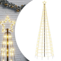 Albero di Natale a LED con Punte 570 LED Bianco Caldo 300 cm 358104