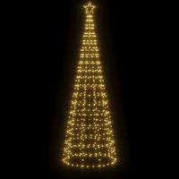 Albero di Natale a LED con Punte 570 LED Bianco Caldo 300 cm 358104
