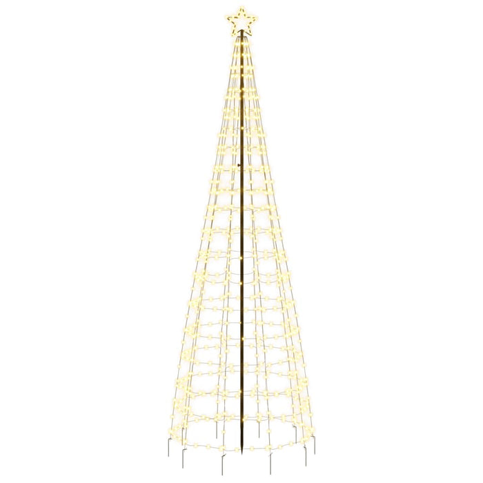 Albero di Natale a LED con Punte 570 LED Bianco Caldo 300 cm 358104