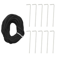 Albero di Natale a LED con Punte 570 LED Bianco Caldo 300 cm 358104