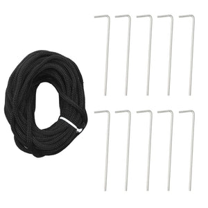 Albero di Natale a LED con Punte 570 LED Bianco Caldo 300 cm 358104