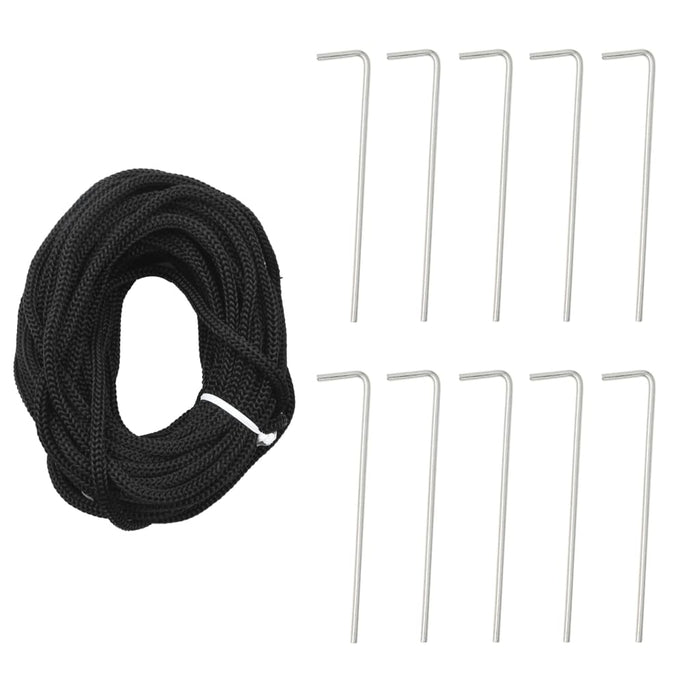 Albero di Natale a LED con Punte 570 LED Bianco Caldo 300 cm 358104