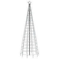 Albero di Natale a LED con Punte 570 LED Bianco Freddo 300 cm 358105