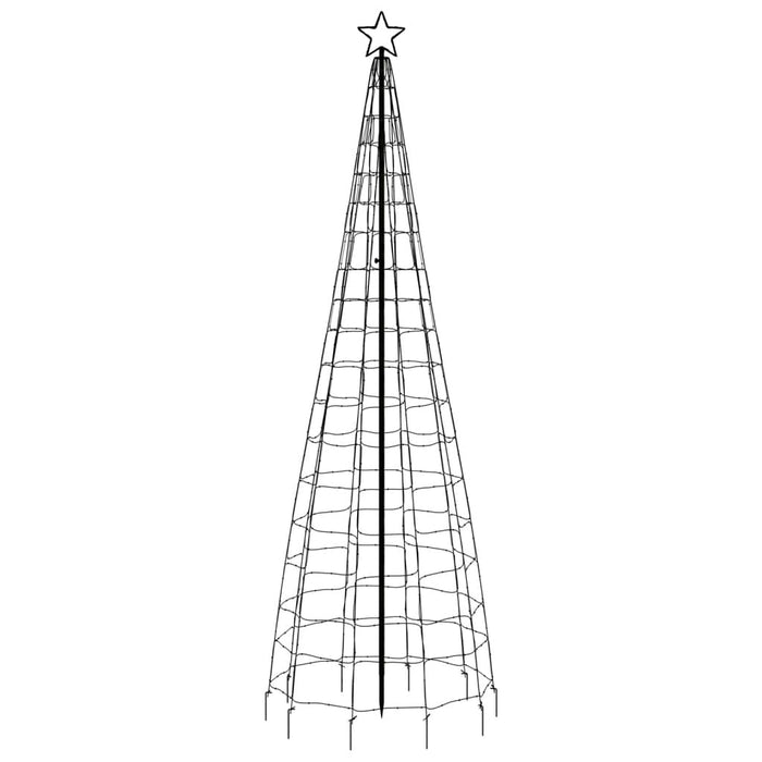 vidaXL Albero di Natale a LED con Punte 570 LED Bianco Freddo 300 cm