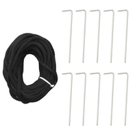 Albero di Natale a LED con Punte 570 LED Bianco Freddo 300 cm 358105