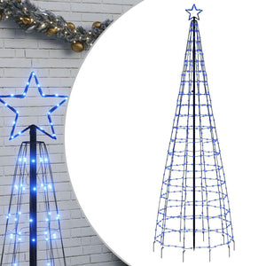 Albero di Natale a LED con Punte 570 LED Blu 300 cm 358107