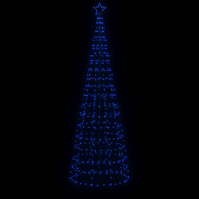 vidaXL Albero di Natale a LED con Punte 570 LED Blu 300 cm