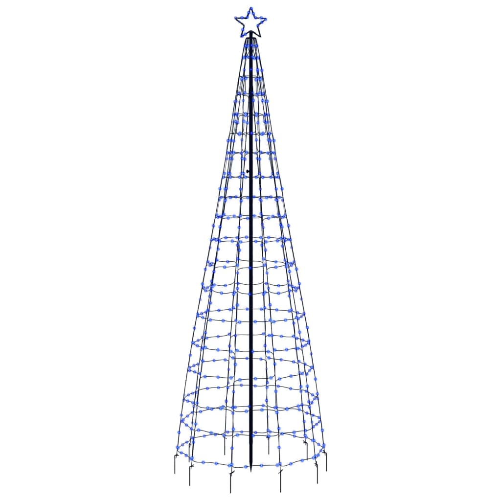 Albero di Natale a LED con Punte 570 LED Blu 300 cm 358107