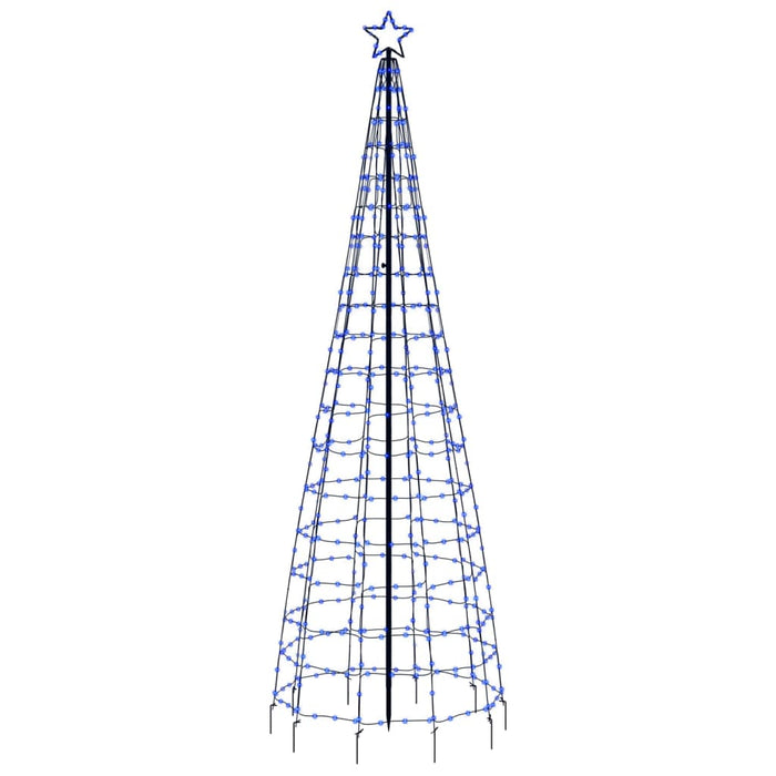 Albero di Natale a LED con Punte 570 LED Blu 300 cm 358107