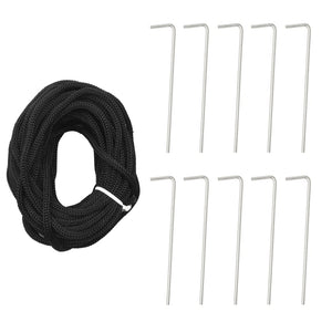 Albero di Natale a LED con Punte 570 LED Blu 300 cm 358107