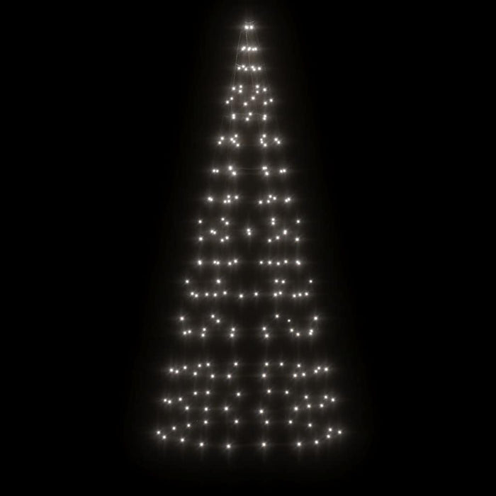 Luce Albero di Natale su Pennone 200LED Bianco Freddo 180cmcod mxl 83435