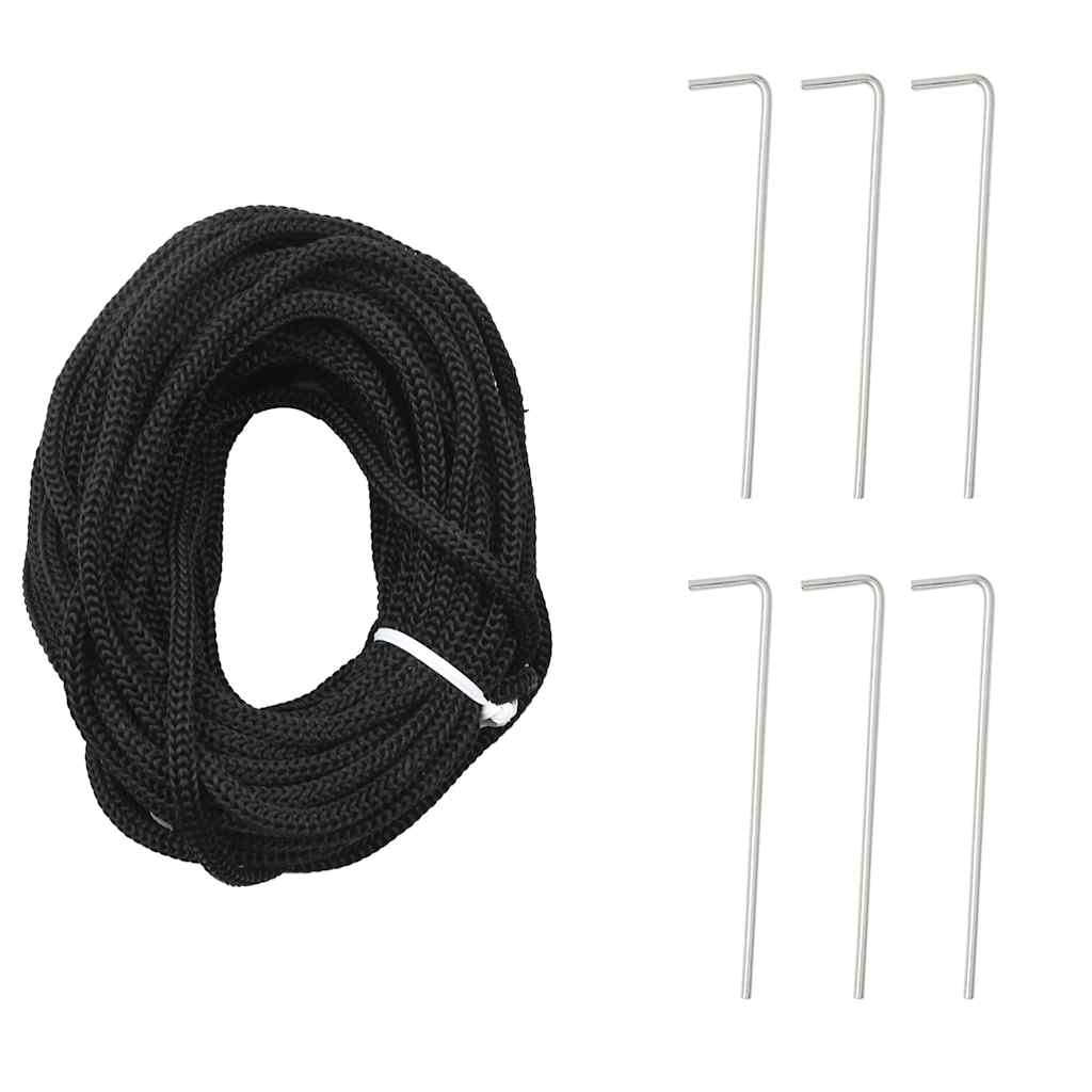 Albero di Natale a LED su Pennone 200 LED Bianco Freddo 180 cm 358109