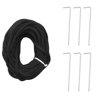 Albero di Natale a LED su Pennone 200 LED Bianco Freddo 180 cm 358109