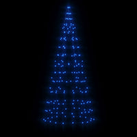 Albero di Natale a LED su Pennone 200 LED Blu 180 cm 358111