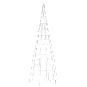 Albero di Natale a LED-Decorazioni natalizie su Pennone 550 LED Bianco Caldo 300 cm