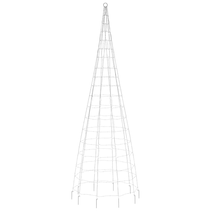 Albero di Natale a LED-Decorazioni natalizie su Pennone 550 LED Bianco Caldo 300 cm