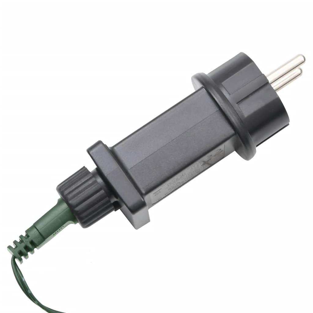 vidaXL Albero di Natale a LED su Pennone 550 LED Bianco Freddo 300 cm