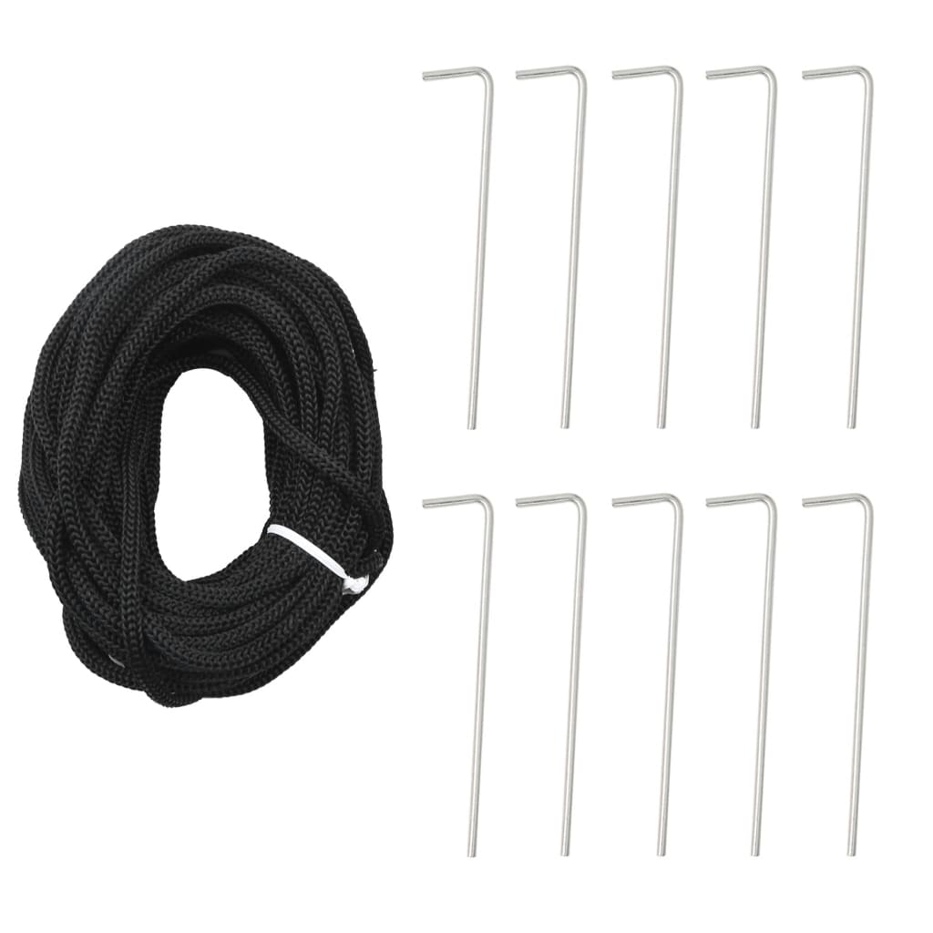 vidaXL Albero di Natale a LED su Pennone 550 LED Bianco Freddo 300 cm