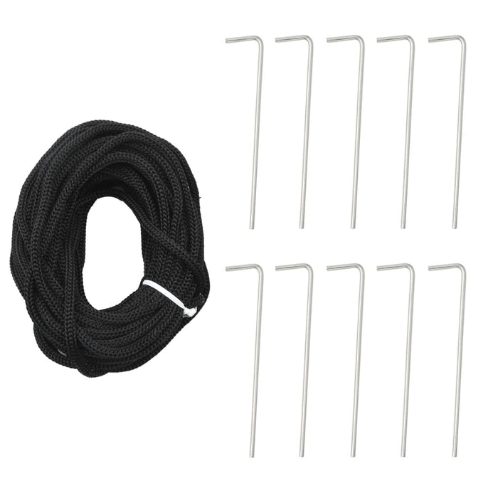 vidaXL Albero di Natale a LED su Pennone 550 LED Bianco Freddo 300 cm