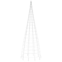 Albero di Natale a LED su Asta della Bandiera 550 LED Blu 300cm 358115