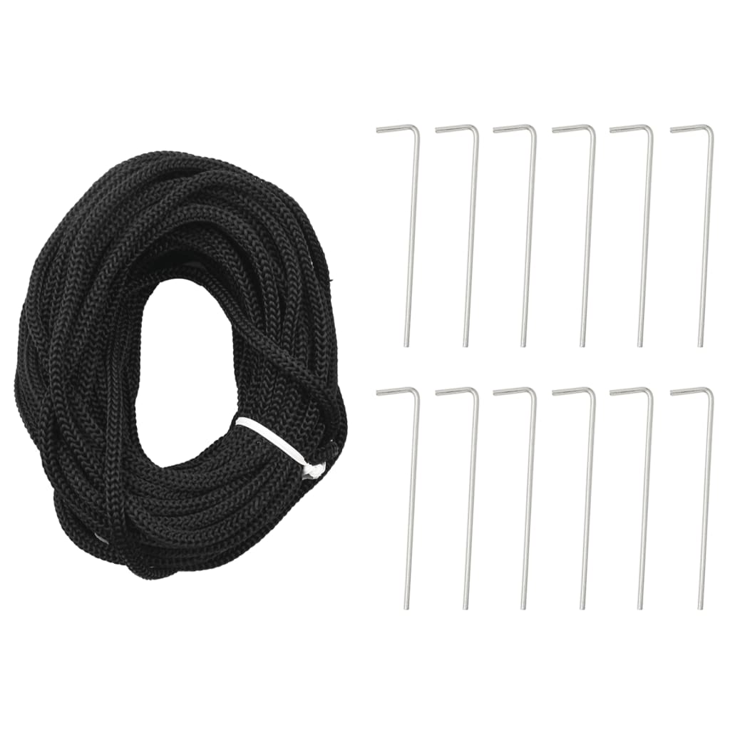 vidaXL Albero di Natale a LED su Pennone 1534 LED Colorato 500 cm