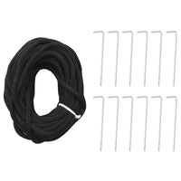 vidaXL Albero di Natale a LED su Pennone 1534 LED Colorato 500 cm