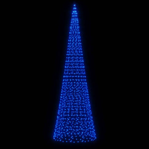 Illuminazione Albero di Natale su Pennone 1534LED Blu 500cmcod mxl 131341