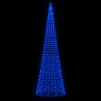 Albero di Natale a LED su Pennone 1534 LED Blu 500 cm 358119
