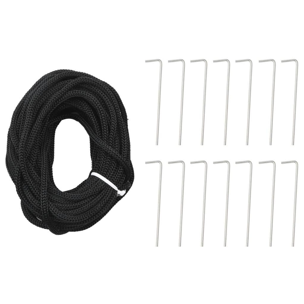 vidaXL Albero di Natale a LED su Pennone 3000 LED Bianco Caldo 800 cm