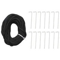 vidaXL Albero di Natale a LED su Pennone 3000 LED Bianco Caldo 800 cm