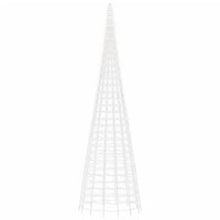 Luce Albero di Natale su Pennone 3000LED Bianco Freddo 800cm 358121