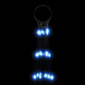 Albero di Natale a LED-Luci decorative natalizie su Pennone 3000 LED Blu 800 cm