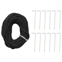 Albero di Natale a LED su asta portabandiera 1534 LED bianco caldo 500 cm 358125