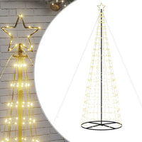 Albero di Natale a LED 570 LED Bianco Caldo 300 cm 358127