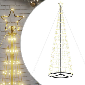 Albero di Natale a LED 570 LED Bianco Caldo 300 cm 358127