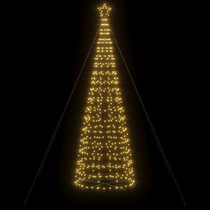 Albero di Natale a LED 570 LED Bianco Caldo 300 cm 358127